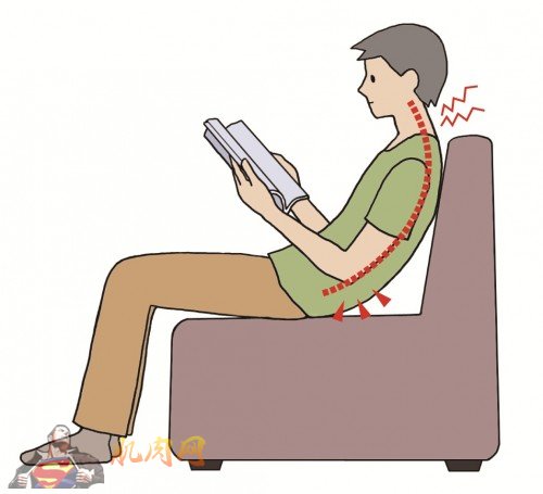 bad sitting posture